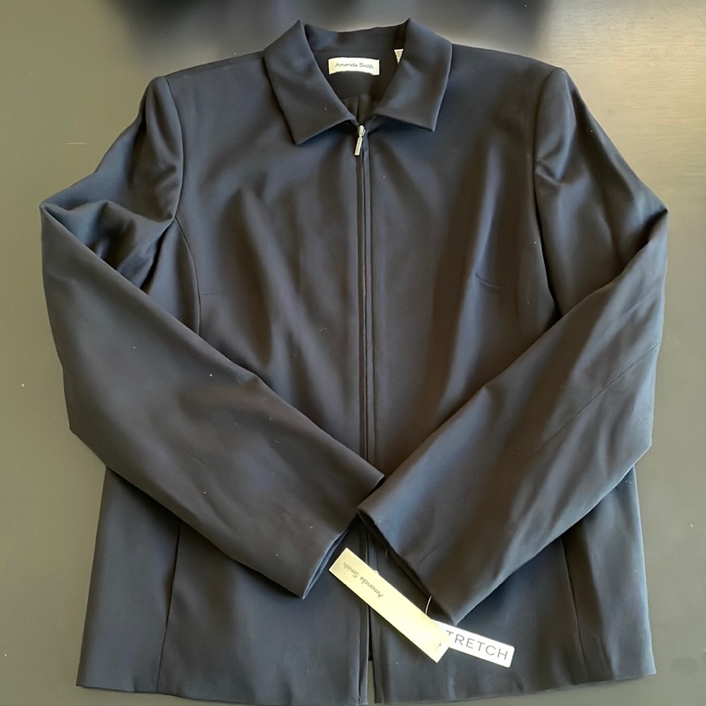 [Amanda Smith] Full zip blazer